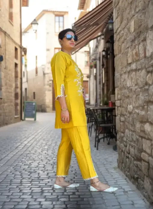 CO-ORD SET( mustard yellow)