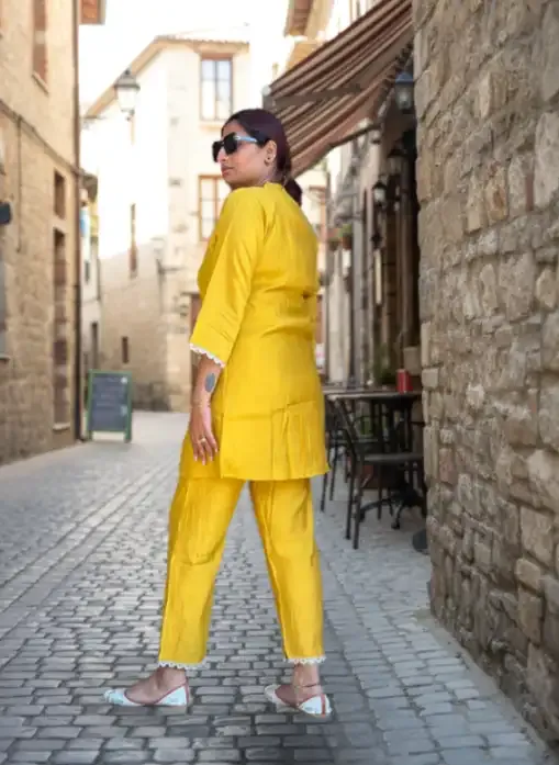 CO-ORD SET( mustard yellow)