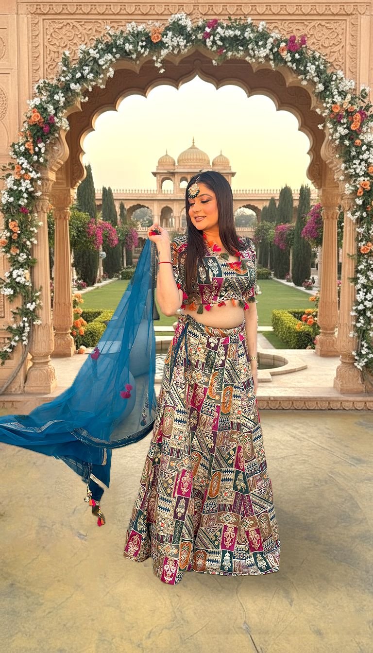 Multicolor Lehenga