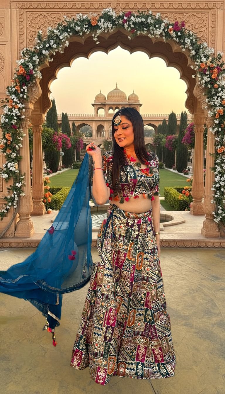 Multicolor Lehenga