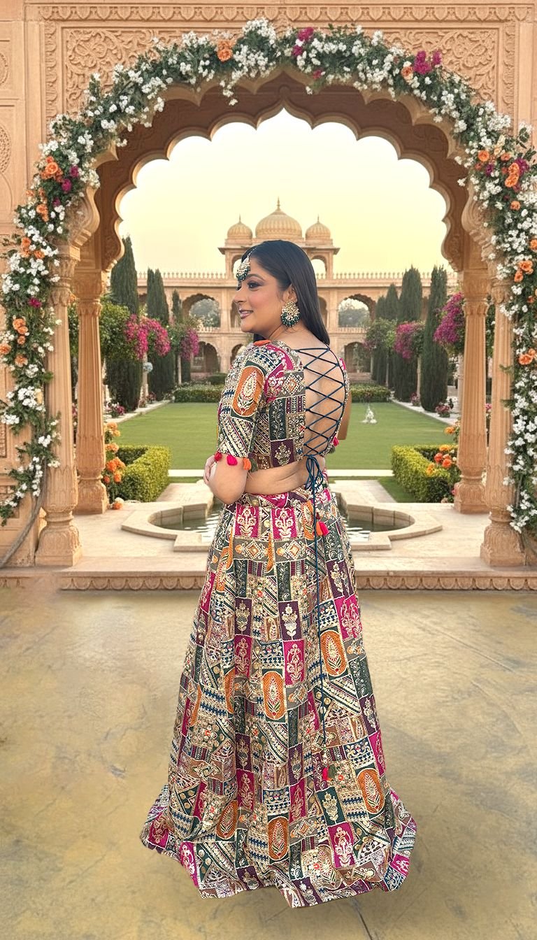 Multicolor Lehenga