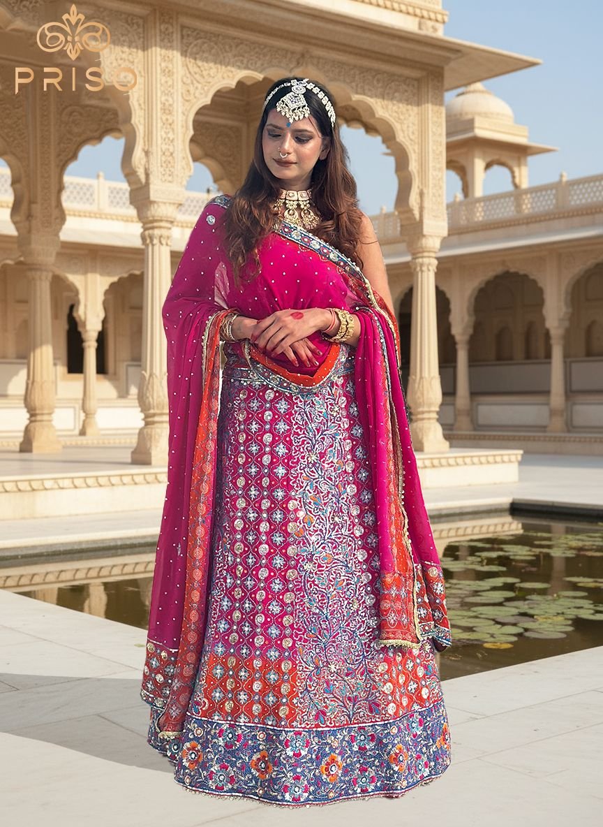 Multicolour lehenga