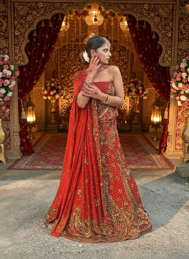 Royal Bridal Red Lehenga