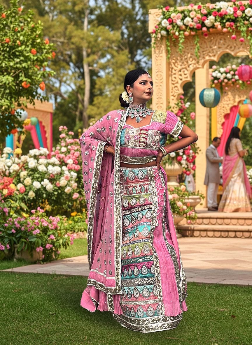 Embroidered Festive Lehenga