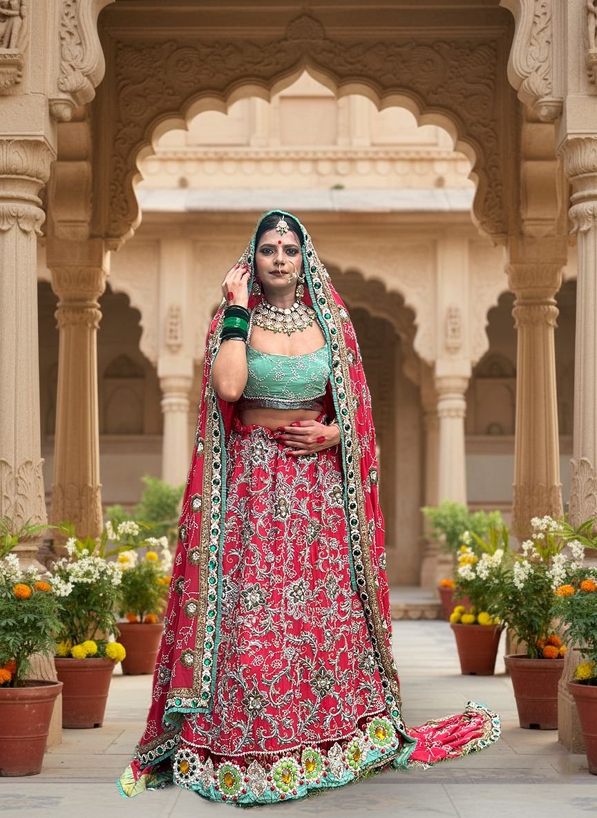 Royal Red Lehenga