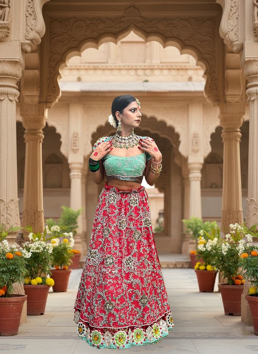 Royal Red Lehenga